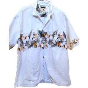 Hawaiian Men's Shirt Size 3XL Surfer Coconut Buttons Retro Beach Hippie